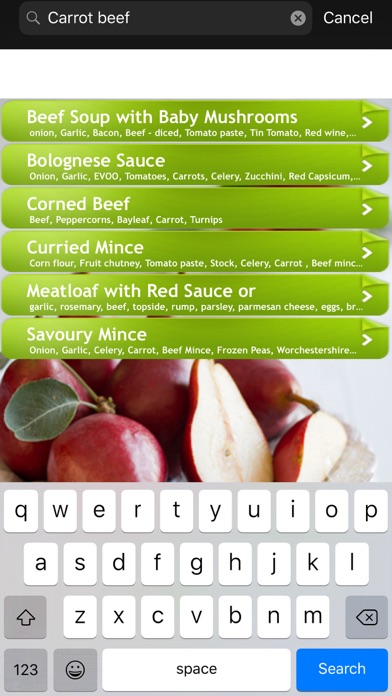 My Recipe Index screenshot 2