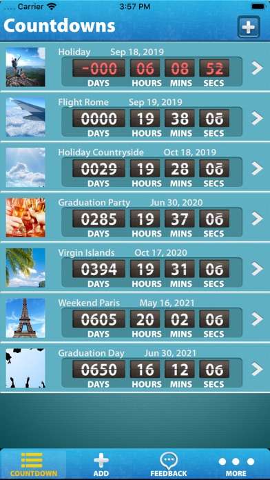 Wonderful Days Countdown Counter - Create Your Personal Bucket List and Count Down Until Date (plan all the things you need to do "Once in a Lifetime") Screenshot 5