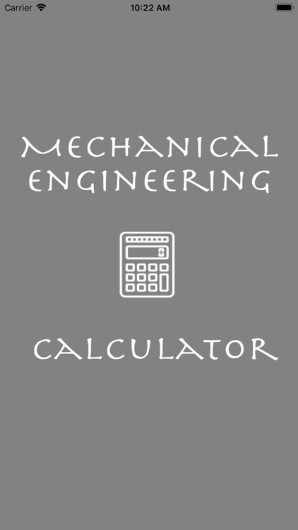 Mechanical Engineering Calc