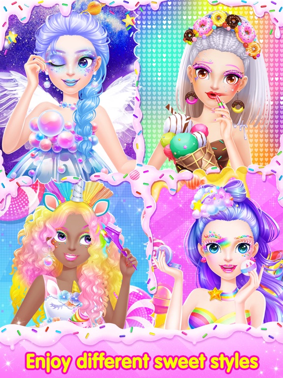 Sweet Princess Candy Makeup screenshot 4