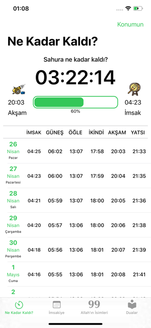 Ramazan İmsakiye(圖1)-速報App