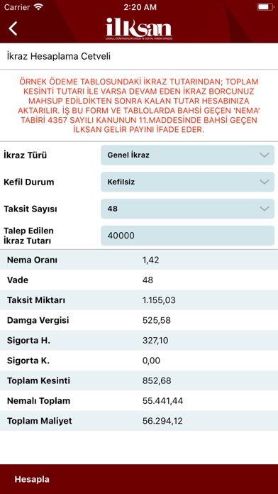 İlksan Online İşlemler screenshot 3