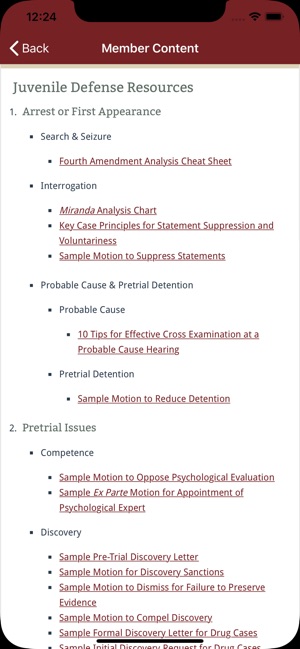 Juvenile Defense Resources(圖2)-速報App