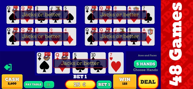 Video Poker Vegas Multi Hand(圖2)-速報App