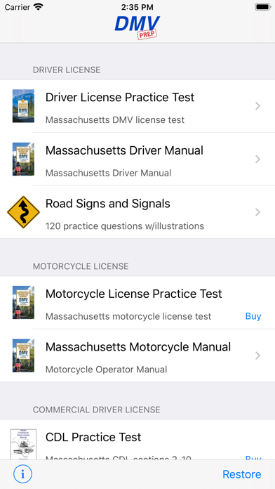 How to cancel & delete Massachusetts DMV Test Prep from iphone & ipad 1