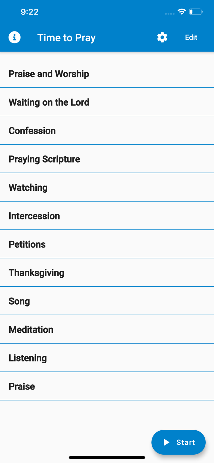 Time to Pray - A Prayer Timer