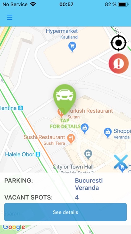 Parking Spotter Mobile App