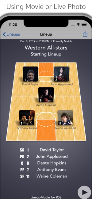 LineupMovie for Basketball(圖1)-速報App