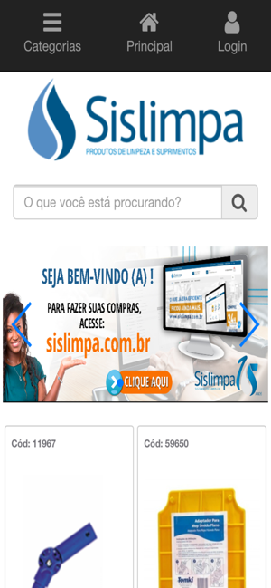 Loja Virtual Sislimpa