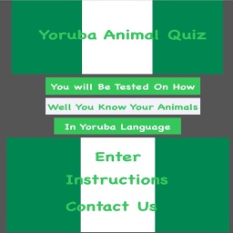 Yoruba Animal Quiz