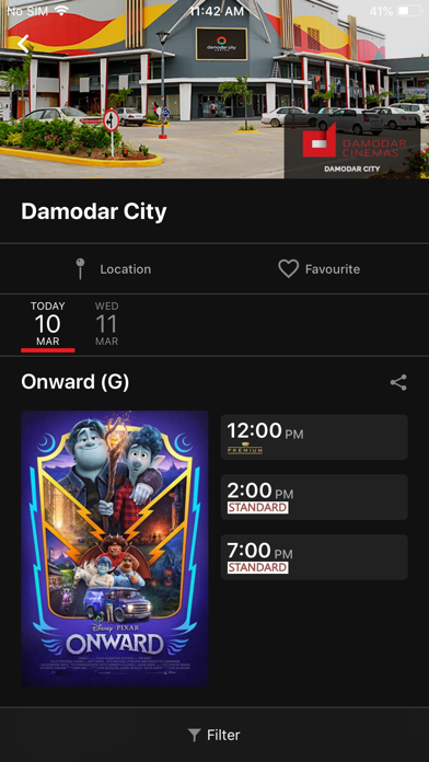 Damodar Cinemas screenshot 4