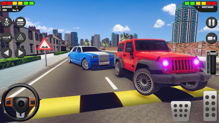 City Car Driving School Sim 3D screenshot-7