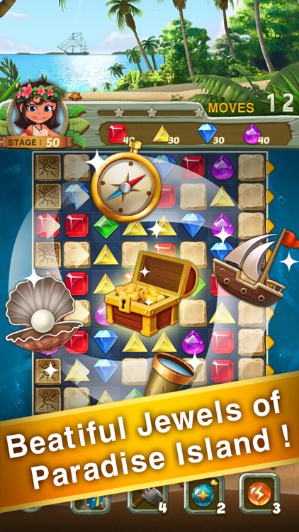Paradise Jewel: Match-3 Puzzle screenshot-4