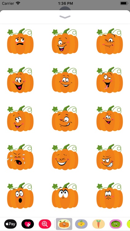 pumpkin sticker hallowen