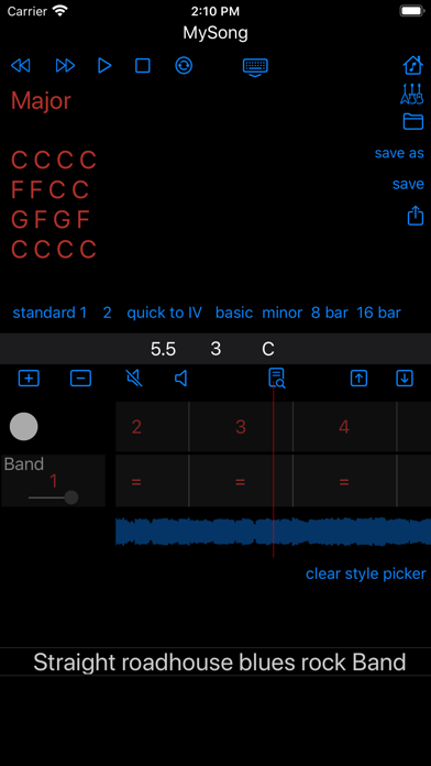 How to cancel & delete Blues Backing Tracks Creator from iphone & ipad 1