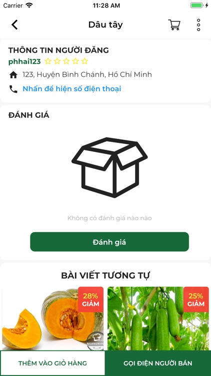 Anzi -Mua bán thực phẩm online