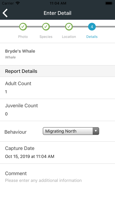How to cancel & delete Marine Fauna sightings from iphone & ipad 4