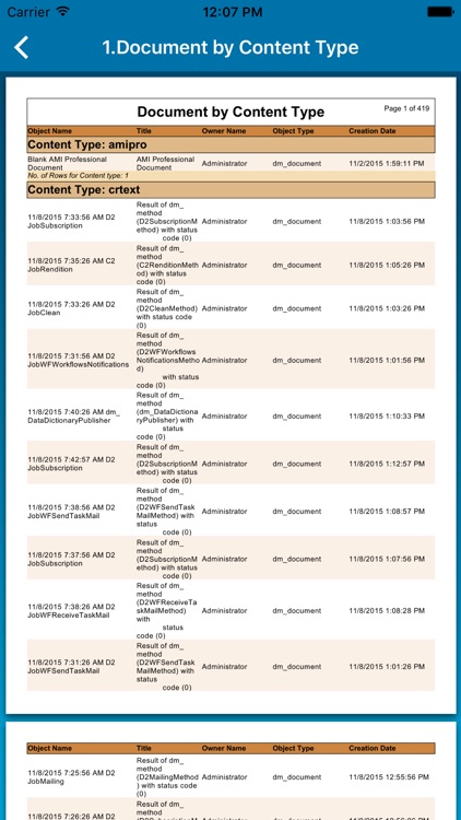 OpenText Documentum Reports screenshot-5