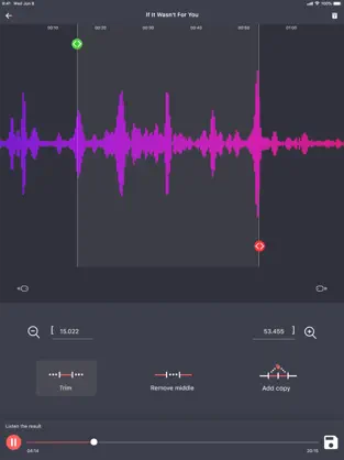 Screenshot 2 Cortador de musica & audio iphone