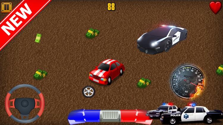 Cartoon Car Chase Challenge