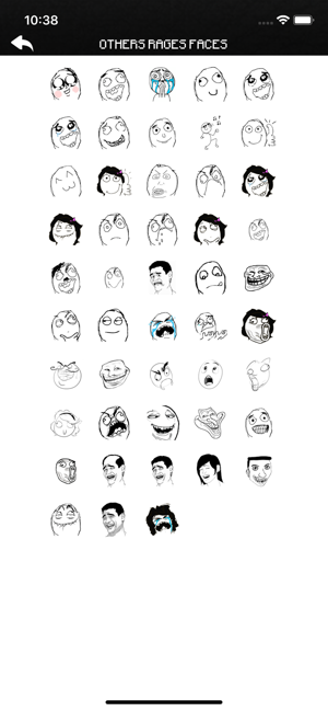 Funny Rages Faces - Stickers +(圖1)-速報App