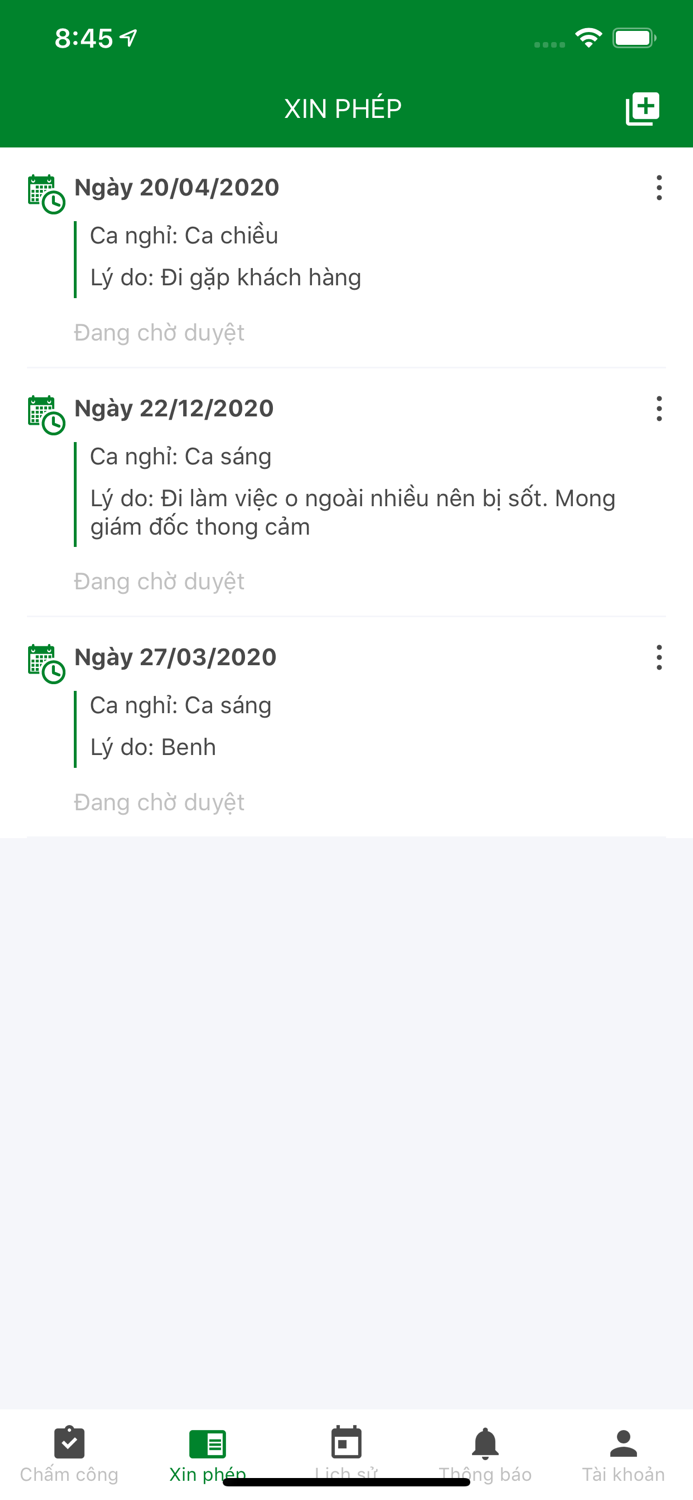 bWork - Ứng dụng chấm công