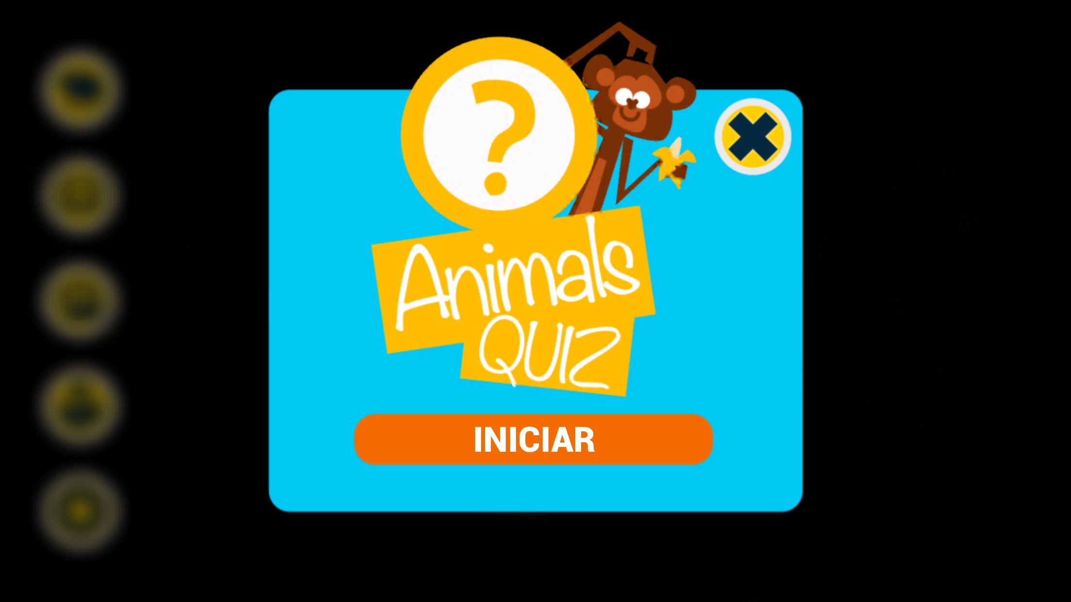 Screenshot do app Animais no Planeta