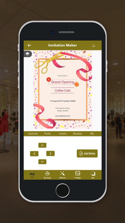 Grand Opening Invitation Maker screenshot-4