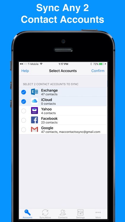Contacts Mover Pro screenshot-0