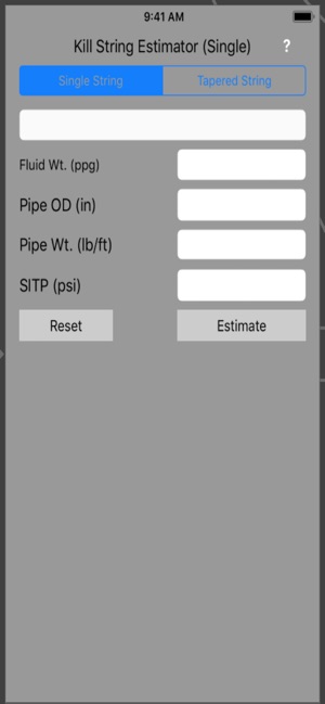 Kill String Estimator