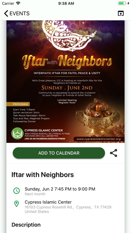 Cypress Islamic Center screenshot-3