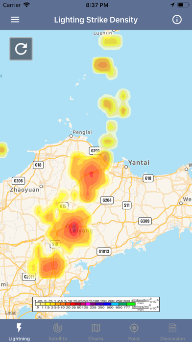 Lightning Tracker & Storm Data screenshot 3