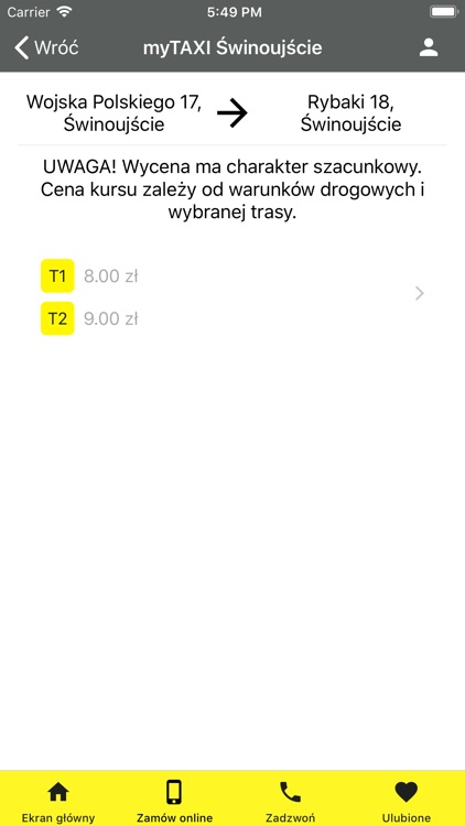 myTAXI Świnoujście screenshot-4