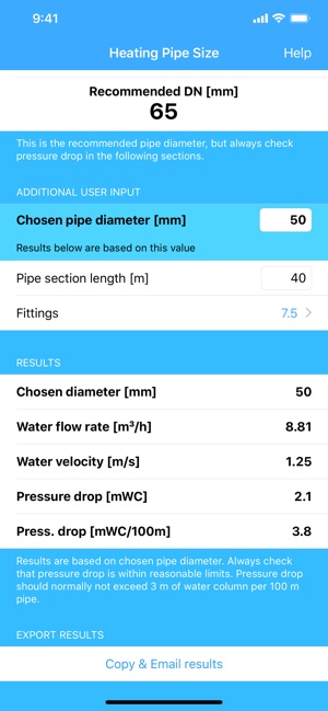 Heating Pipe Size(圖2)-速報App