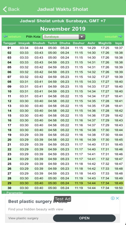 Jadwal Sholat Indonesia