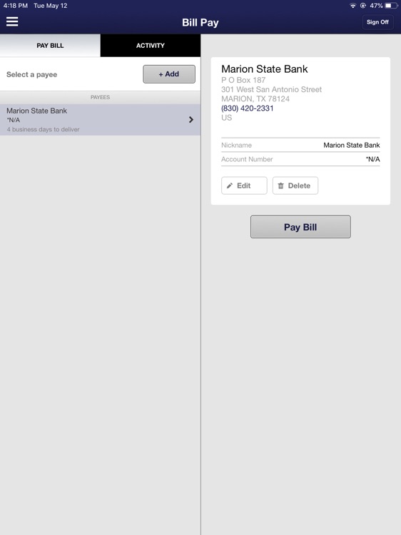Marion St Bk Tx for iPad screenshot-5