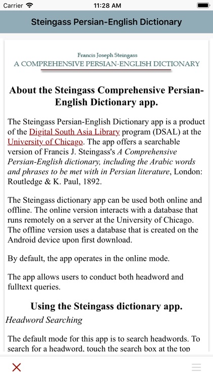 DDSA Steingass Dictionary