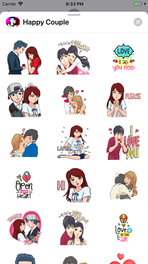 Happy Couple Sticker(圖6)-速報App