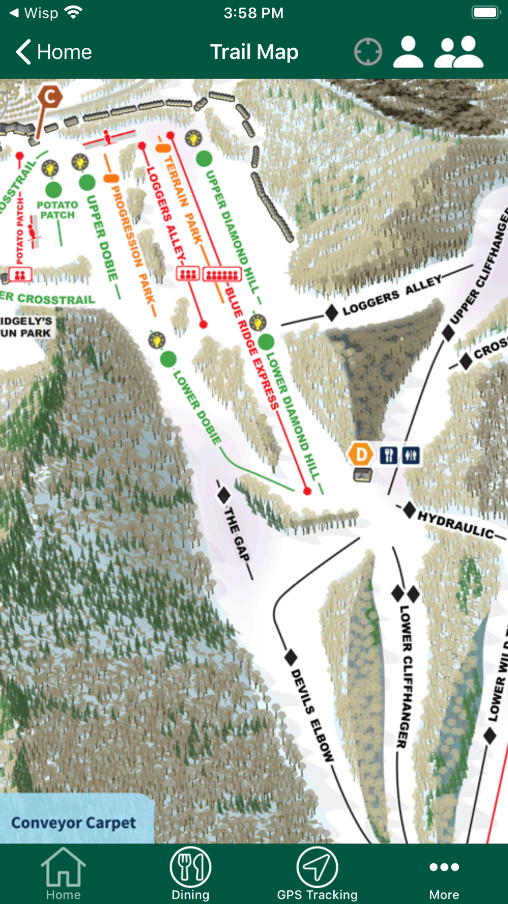 Wintergreen Ski Trail Map Wintergreen Resort Free Download App For Iphone - Steprimo.com