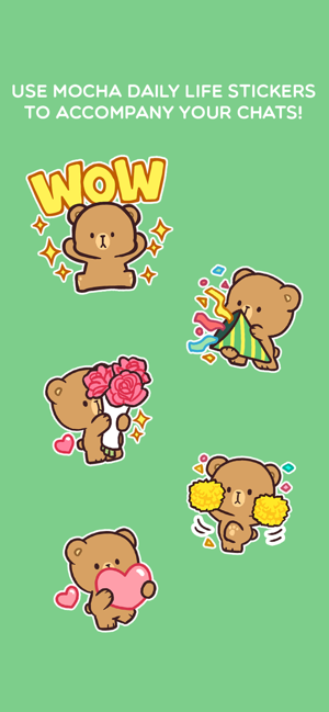 Mocha Daily Life Stickers(圖4)-速報App