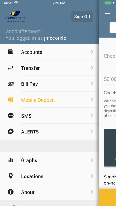 Common Trust CU Mobile Banking screenshot 3