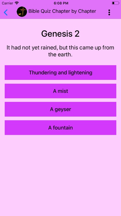 Bible Quiz Chapter By Chapter