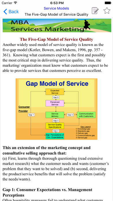 MBA Service MarketingScreenshot of 2