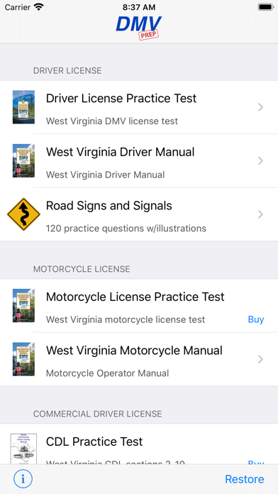 How to cancel & delete West Virginia DMV Test Prep from iphone & ipad 1
