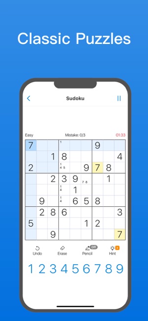 Sudoku - Classic Brain Games(圖2)-速報App