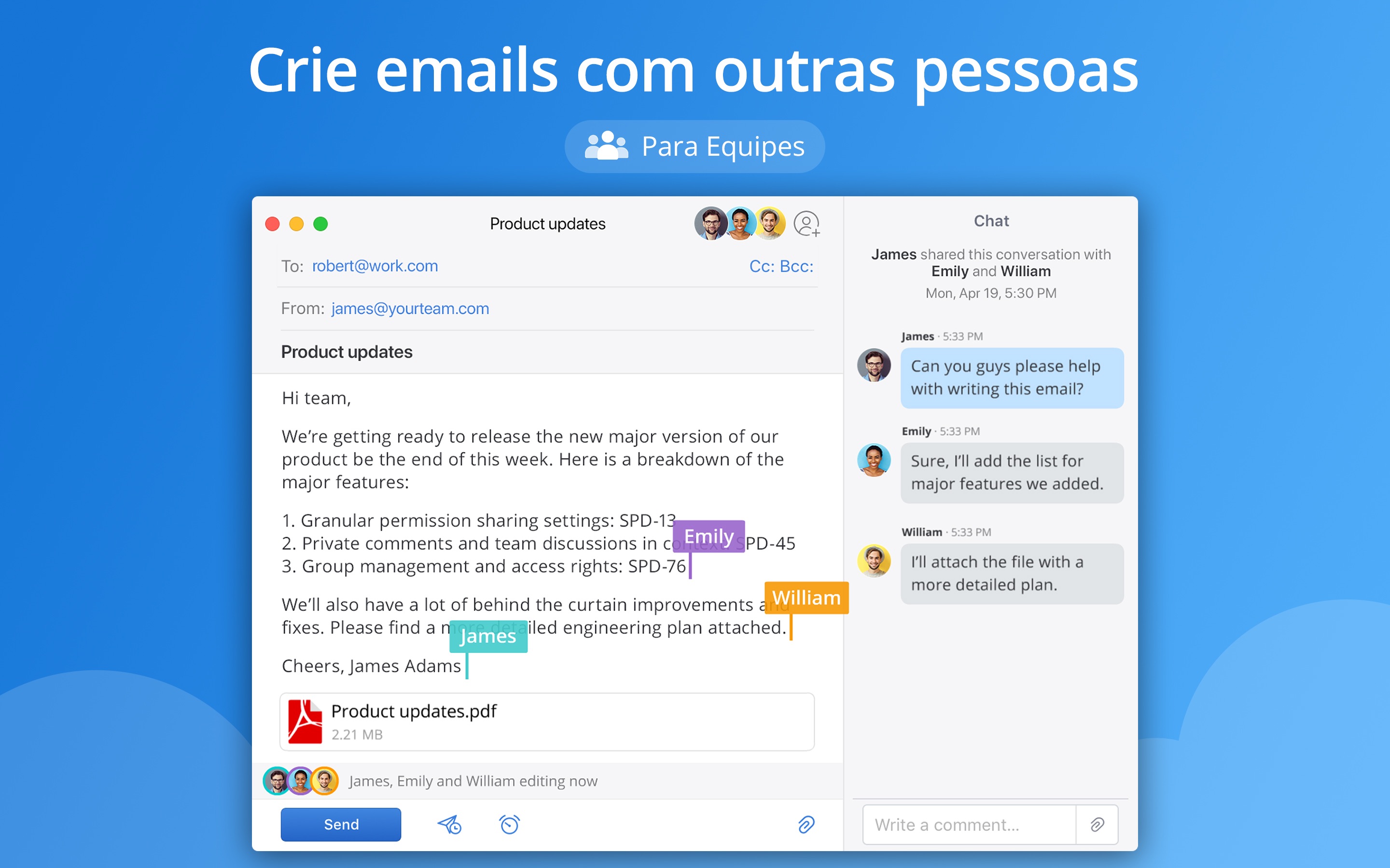 Screenshot do app Spark - Email App da Readdle