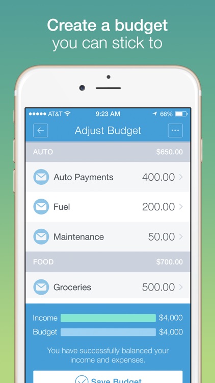 Mvelopes screenshot-3
