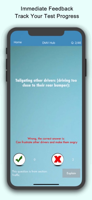 DMV Hub - Permit Practice Test(圖8)-速報App