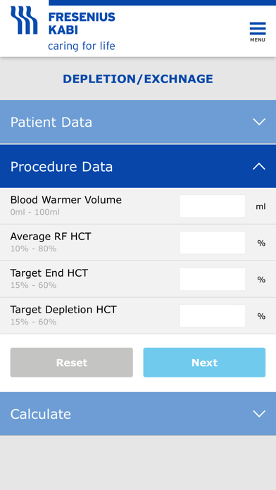 Amicus RBCX Estimator screenshot 3