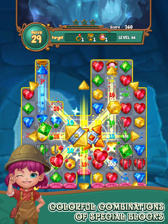 Jewels fantasy : match3 puzzle screenshot 2